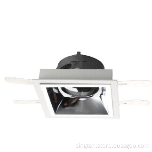 2017 private mould Anti-glare Rotable hotel LED downlight round/square